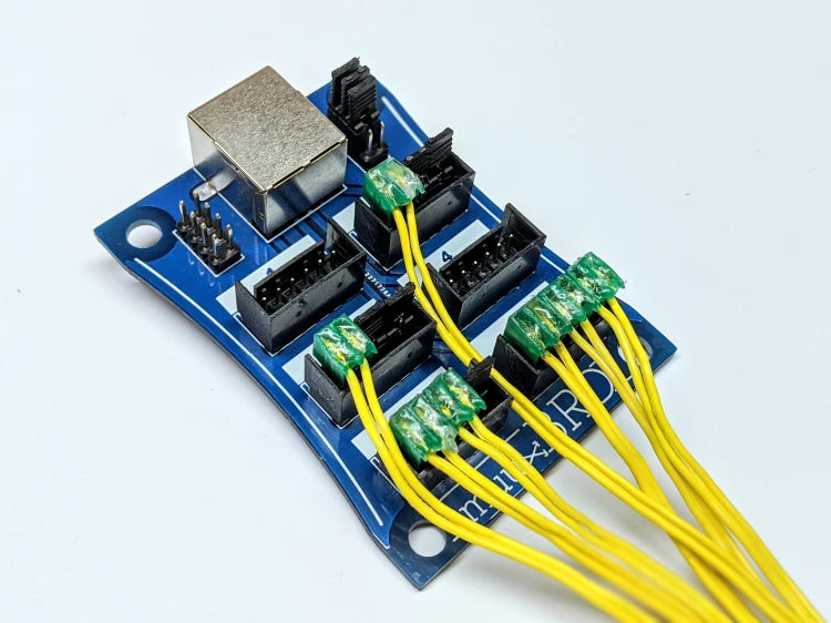 QuickSplit-6x4 QS-6x4 6-cue slat with MJG ematches connected