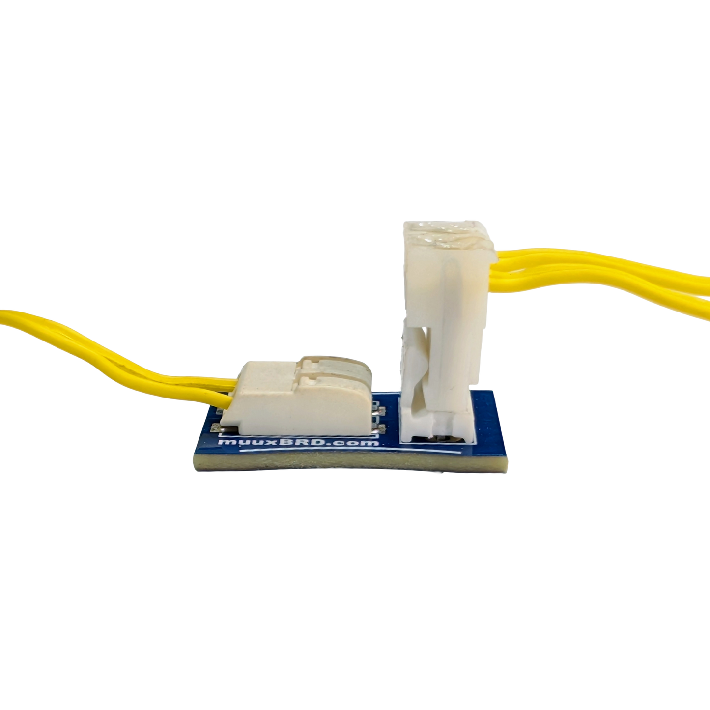 muuxBRD QS-2 to connect two QuickConnect or QuickPlug ematches in series in seconds! Side View