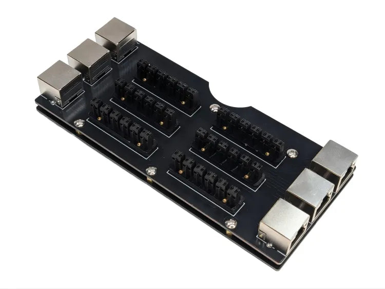 Bottom side view of the RJ-36i RJ45 breakout board