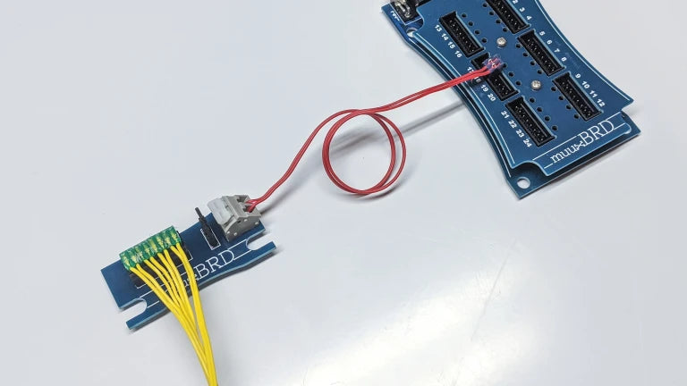 QS-4 series breakout board connected to your firing system with many ematches connected in series