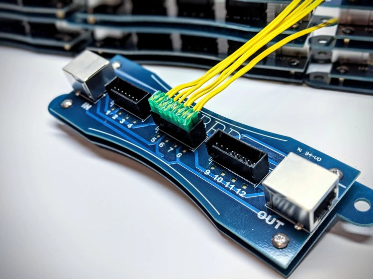 FT-12 QuickPlug 12-cue slat for fireTEK With MJG QuickConnect electric matches installed 