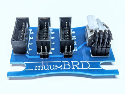 Side profile of a QuickSplit-12 series breakout board