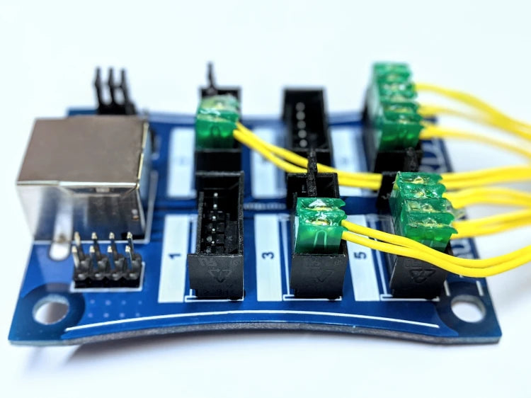 QuickSplit-6x4 QS-6x4 6-cue slat with MJG ematches connected