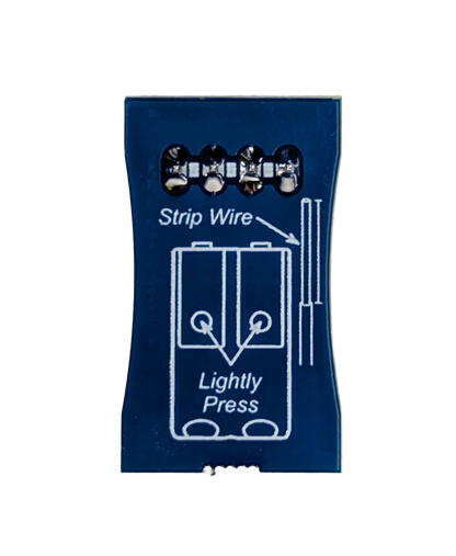 muuxBRD QS-2 to connect two QuickConnect or QuickPlug ematches in series in seconds! Rear View