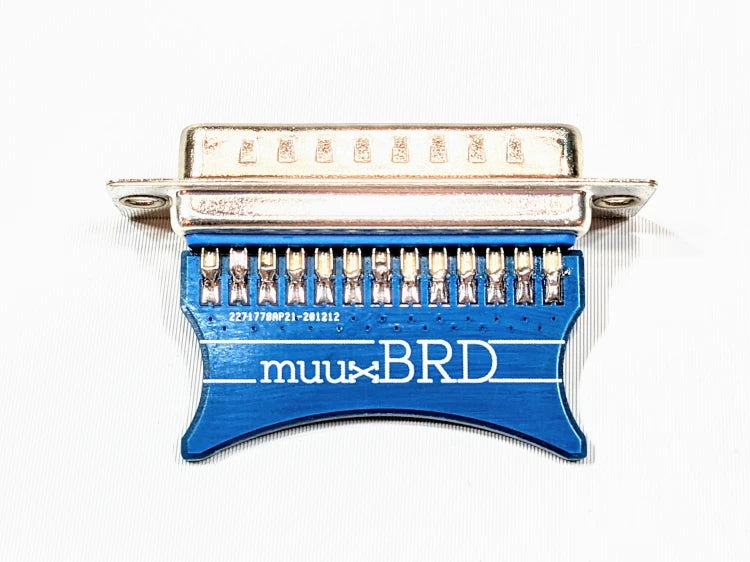 DB25 Shunt with muuxBRD logo