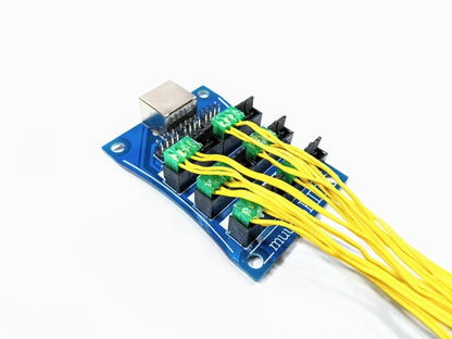 QuickSplit-6x4 QS-6x4 6-cue slat with MJG ematches connected