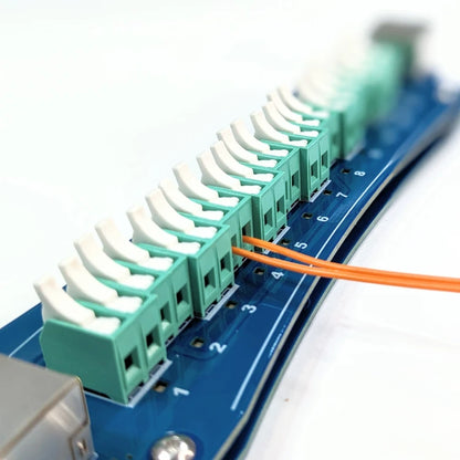 Close up view of QL-12 QuickLever fireTEK 12-cue slat