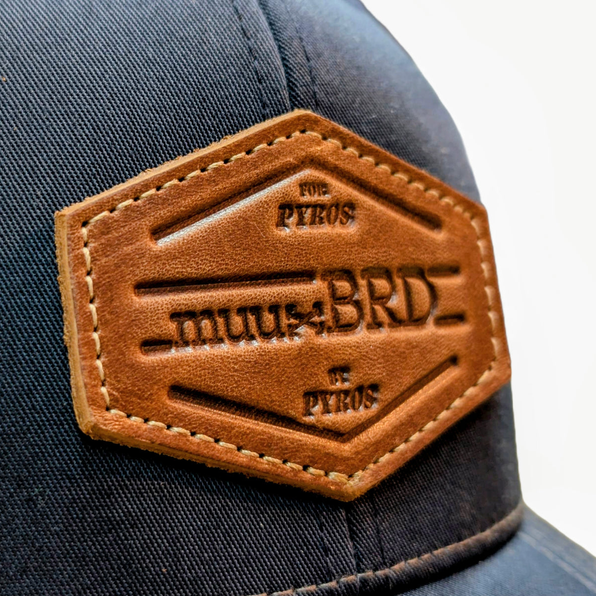 muuxBRD Leather Patch Hat