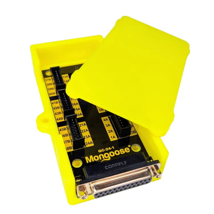 Simplifire Mongoose QC-24-1 QuickPlug slat inside a protective enclosure