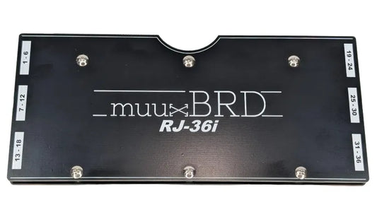 Top down view of the RJ-36i RJ45 breakout board