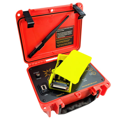 Simplifire Mongoose QC-24-1 QuickPlug slat inside a protective enclosure