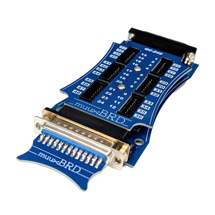 QC-24S Mongoose 24-cue series slat with DB25 shunt installed